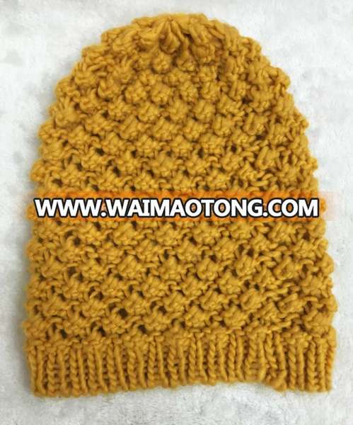 Fashionable China yiwu factories fancy Australian pretty good wonderful woman cozy warmer crochet acrylic knit winter caps hats